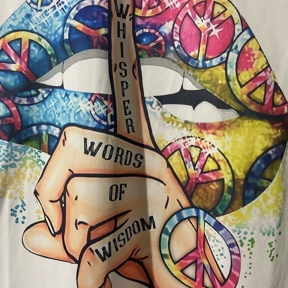 Women Graphic Tee. Whisper words of wisdom. - Picture 2 of 3